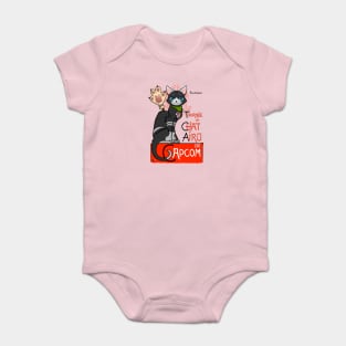 Monster Hunter World black cat Baby Bodysuit